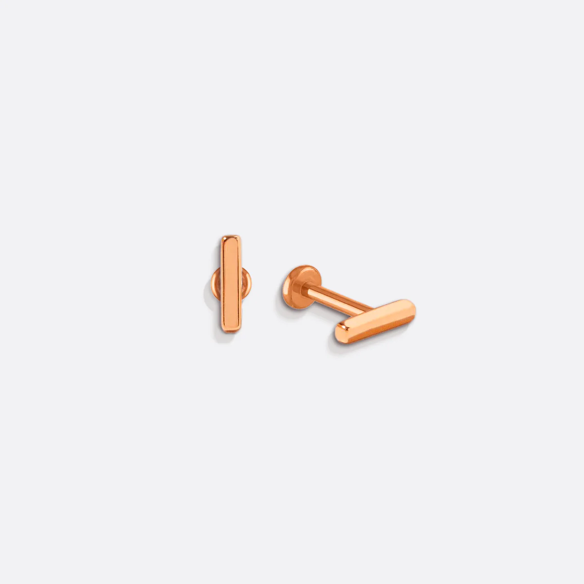 Little Bar Sleeper Flatback Earrings | 16g