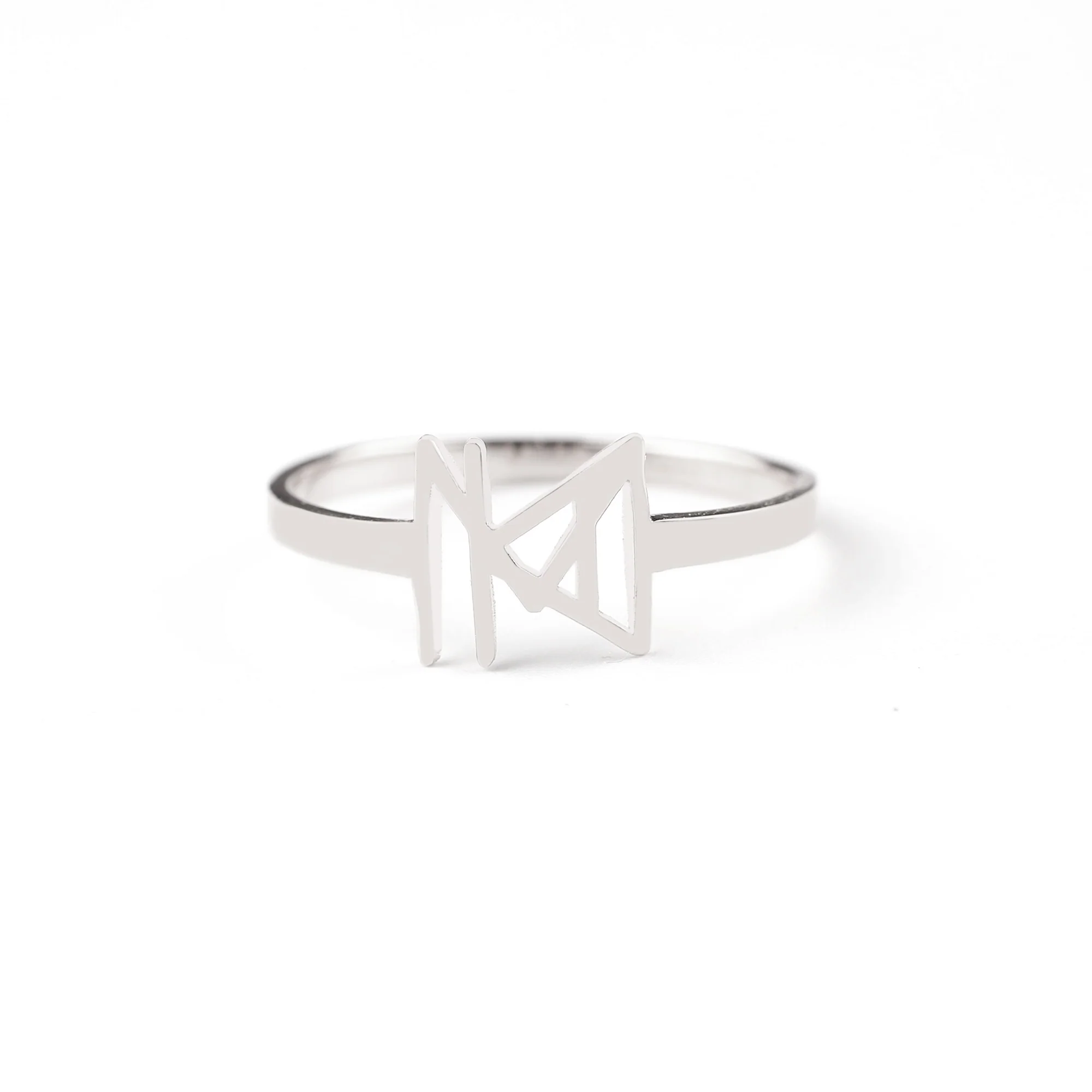 Monogram Name Ring