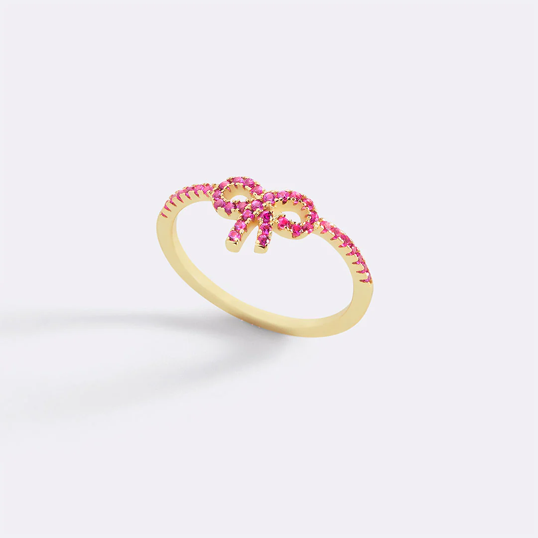 Pave Bow Ring