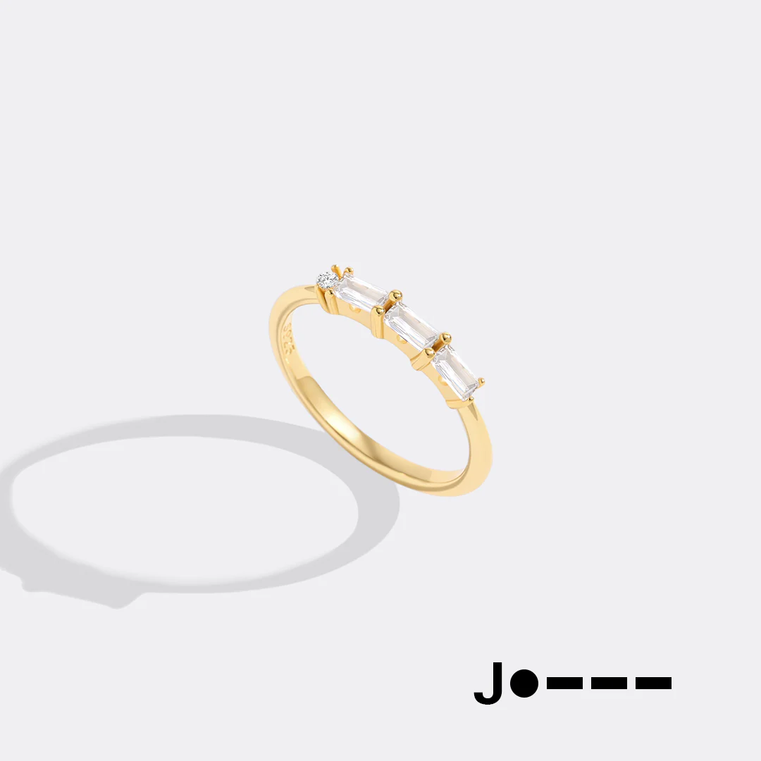 Dainty Personalized Morse Code Ring