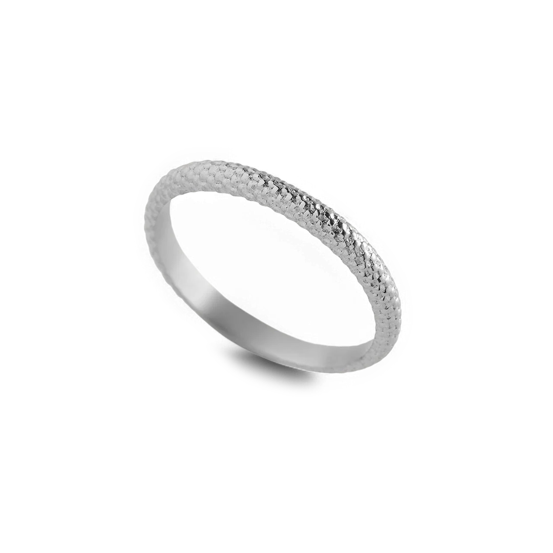Snakeskin Stacking Ring