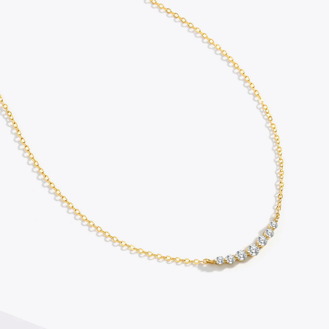 Classic Arc Diamond Necklace