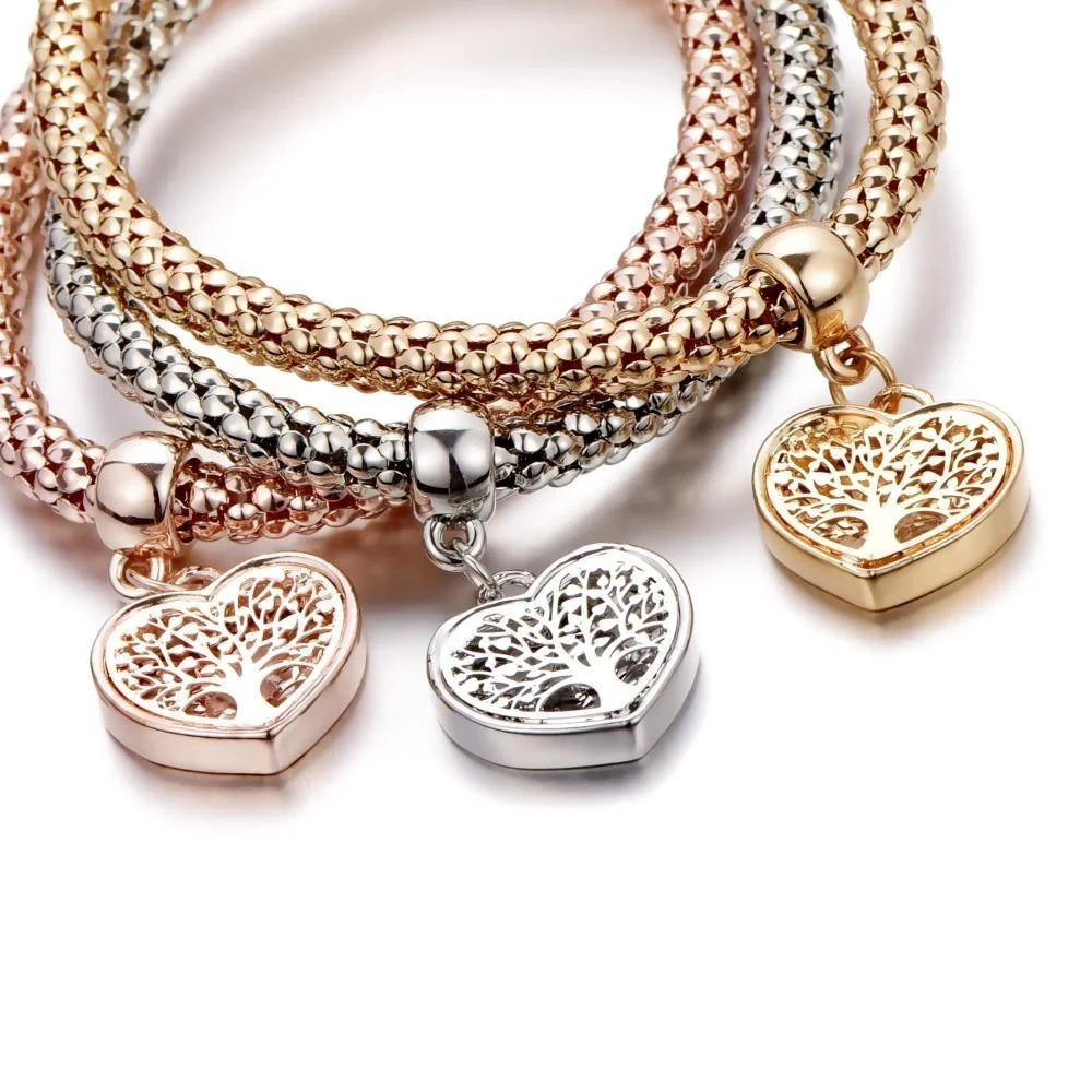 Tree of Life - Limited Edition Heart Charm Bracelet