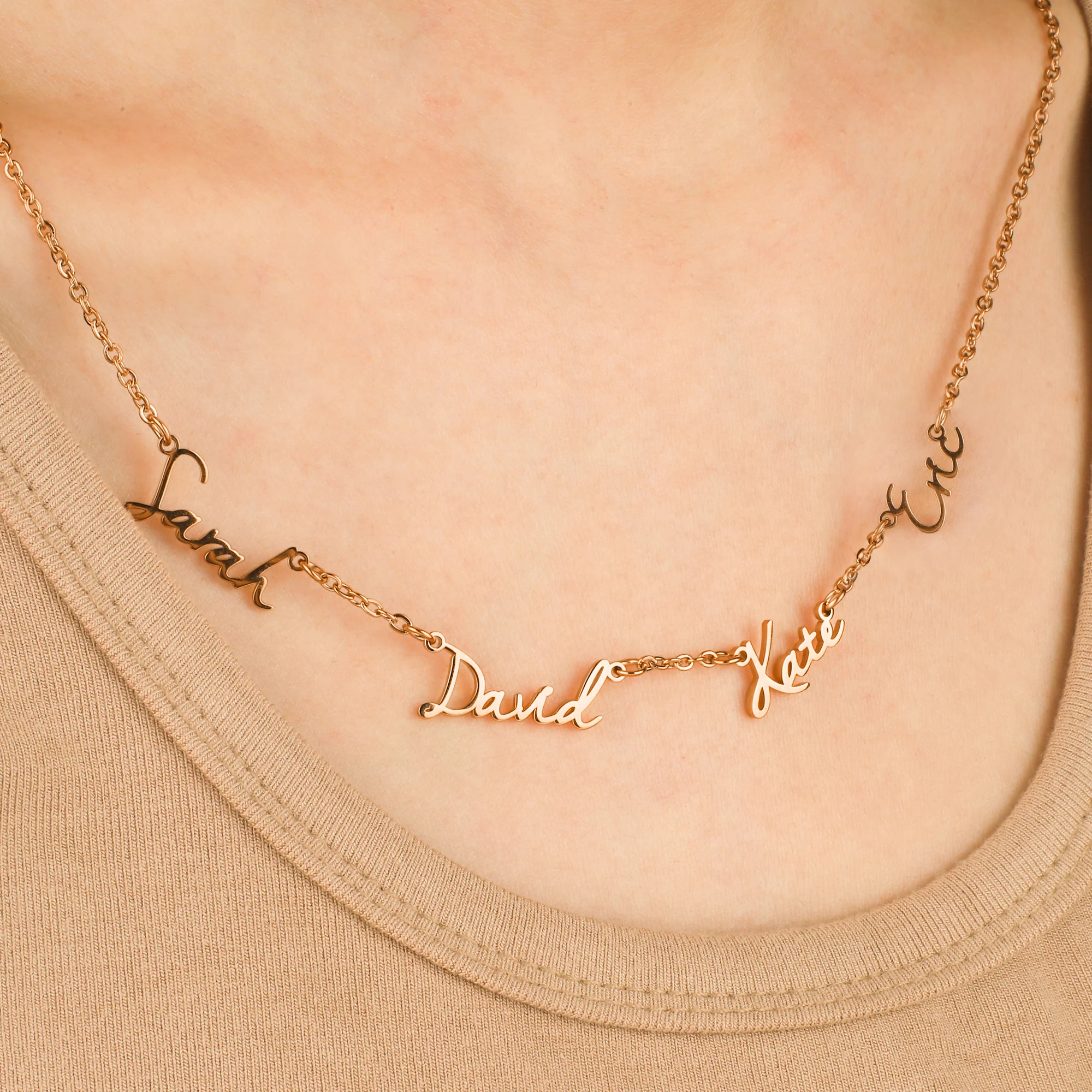 Fairy Multiple Name Necklace | Add Up to 4 Names