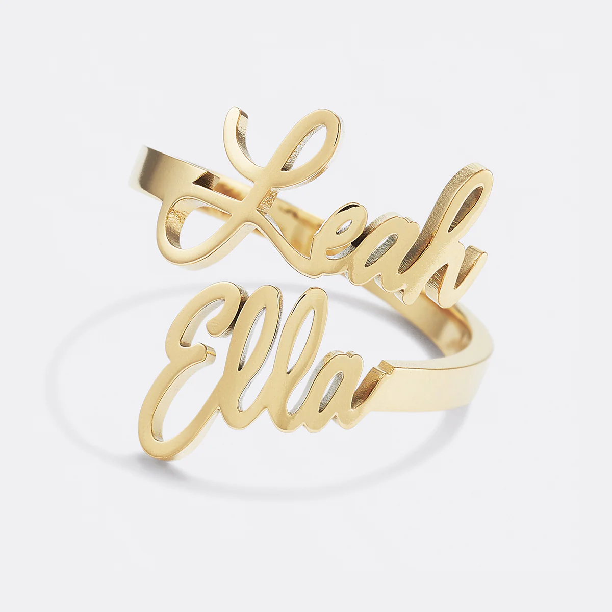 Double Name Ring