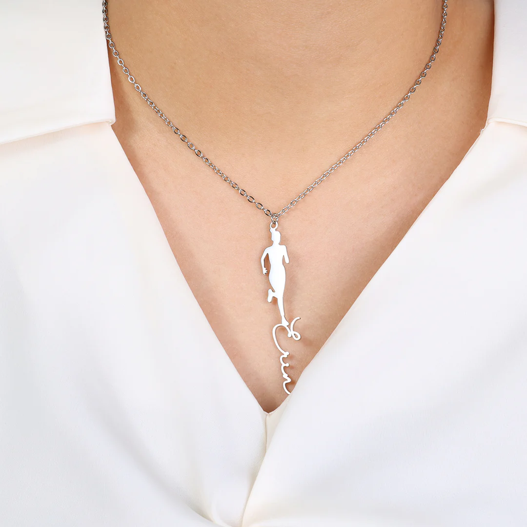 Runner Name Necklace