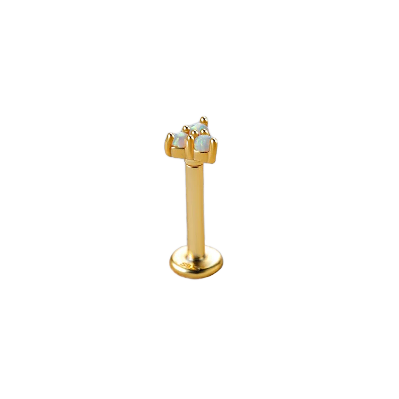 Opal Trio Sleeper Stud Earrings | 18g