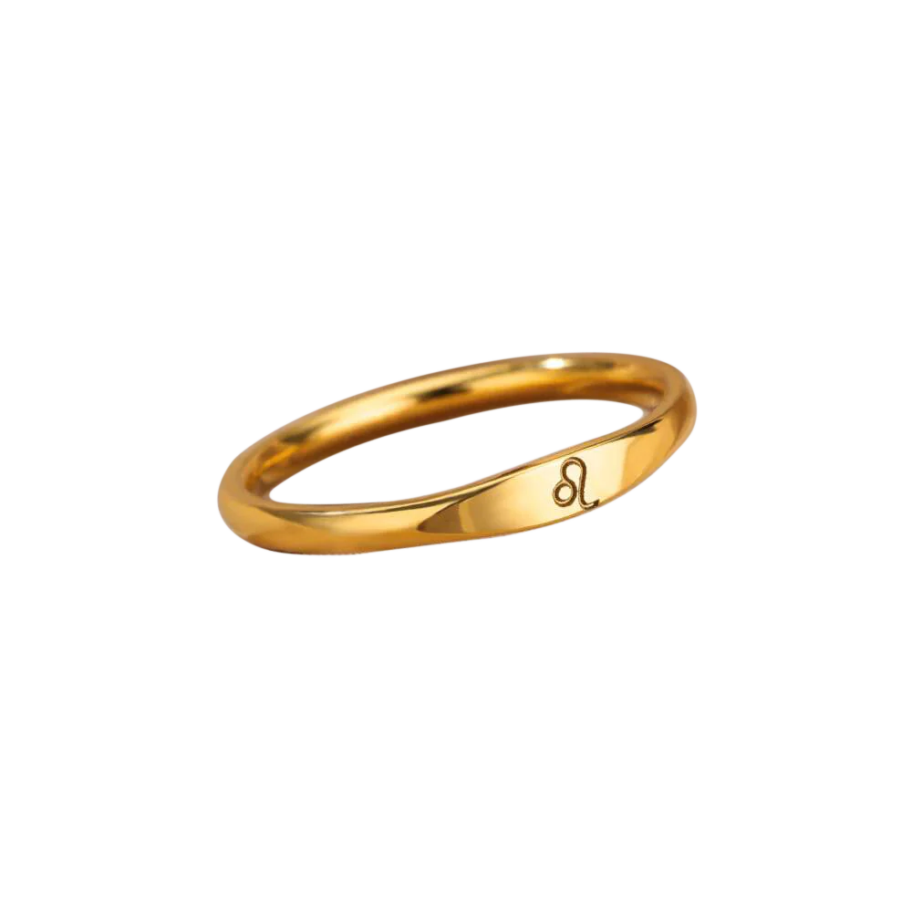Minimalist Zodiac Stacking Band