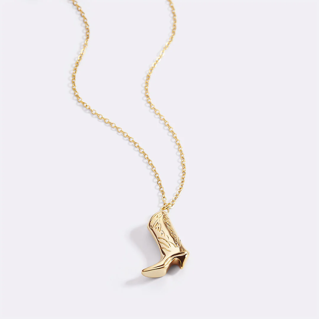 Cowboy Boot Necklace