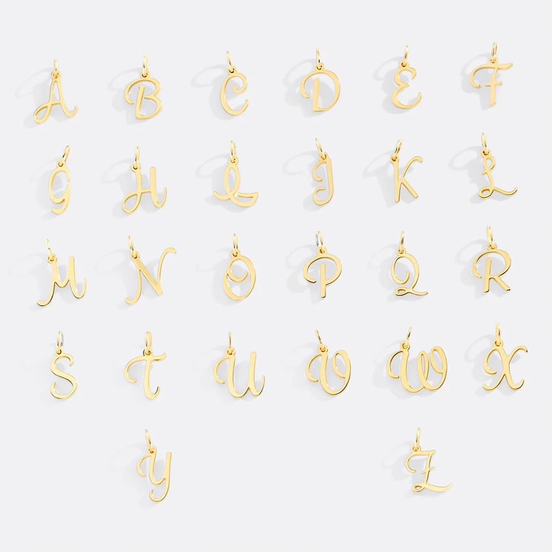 Cursive Initial Charm