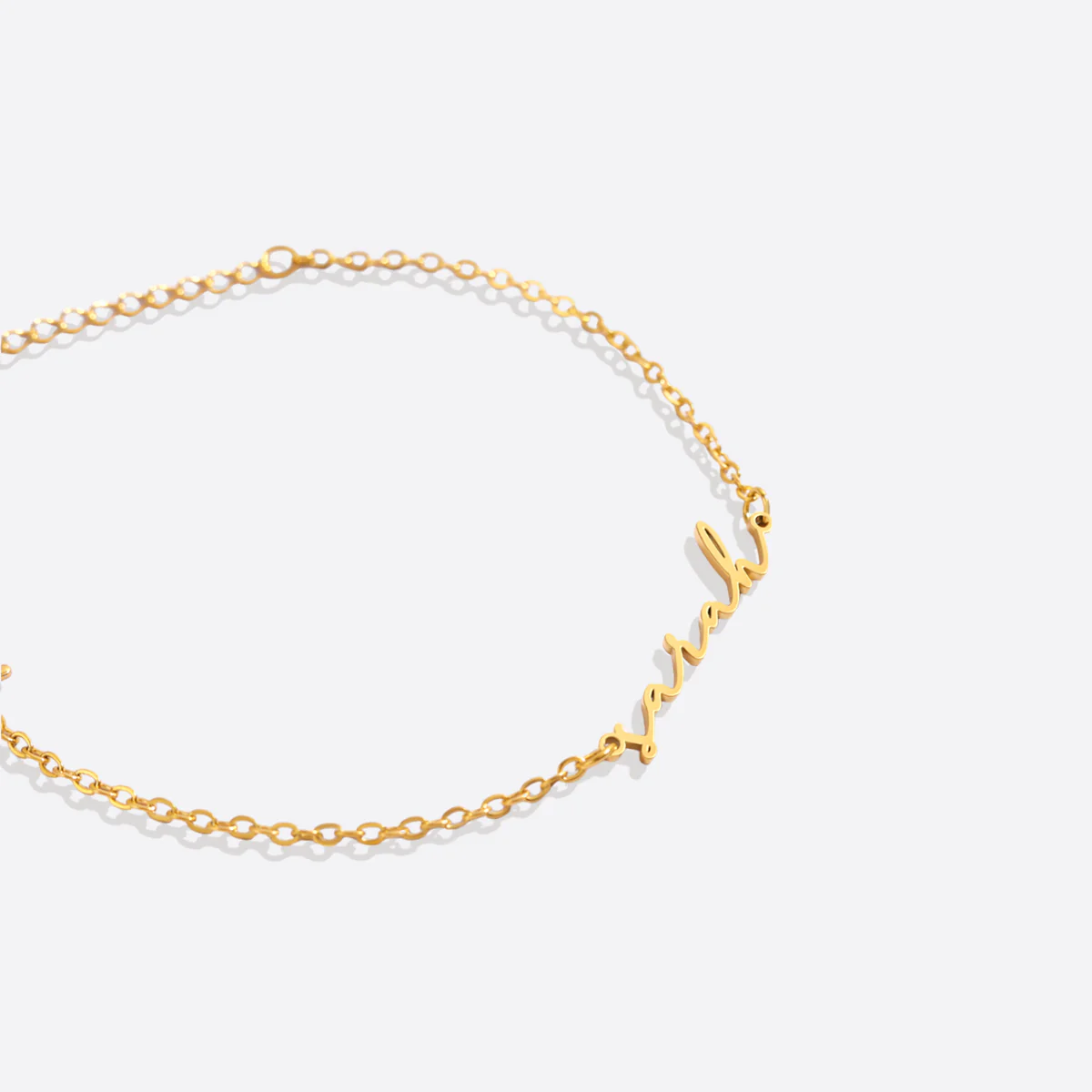 Dainty Script Name Bracelet