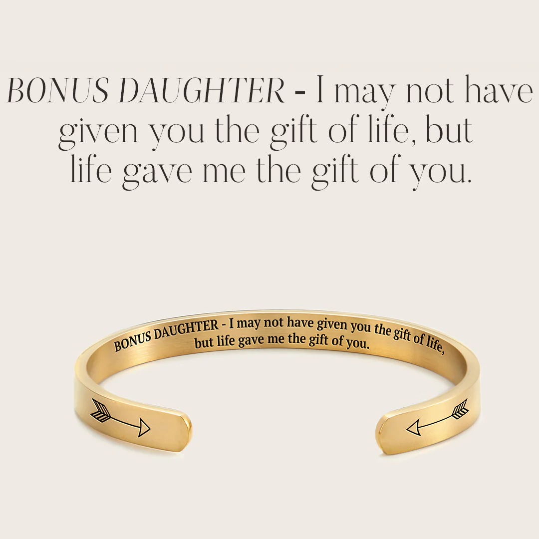 Bonus Daughter Cuff Bracelet