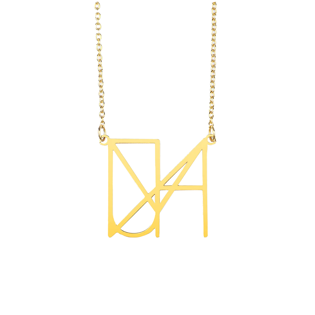 Minimalist Monogram Name Necklace