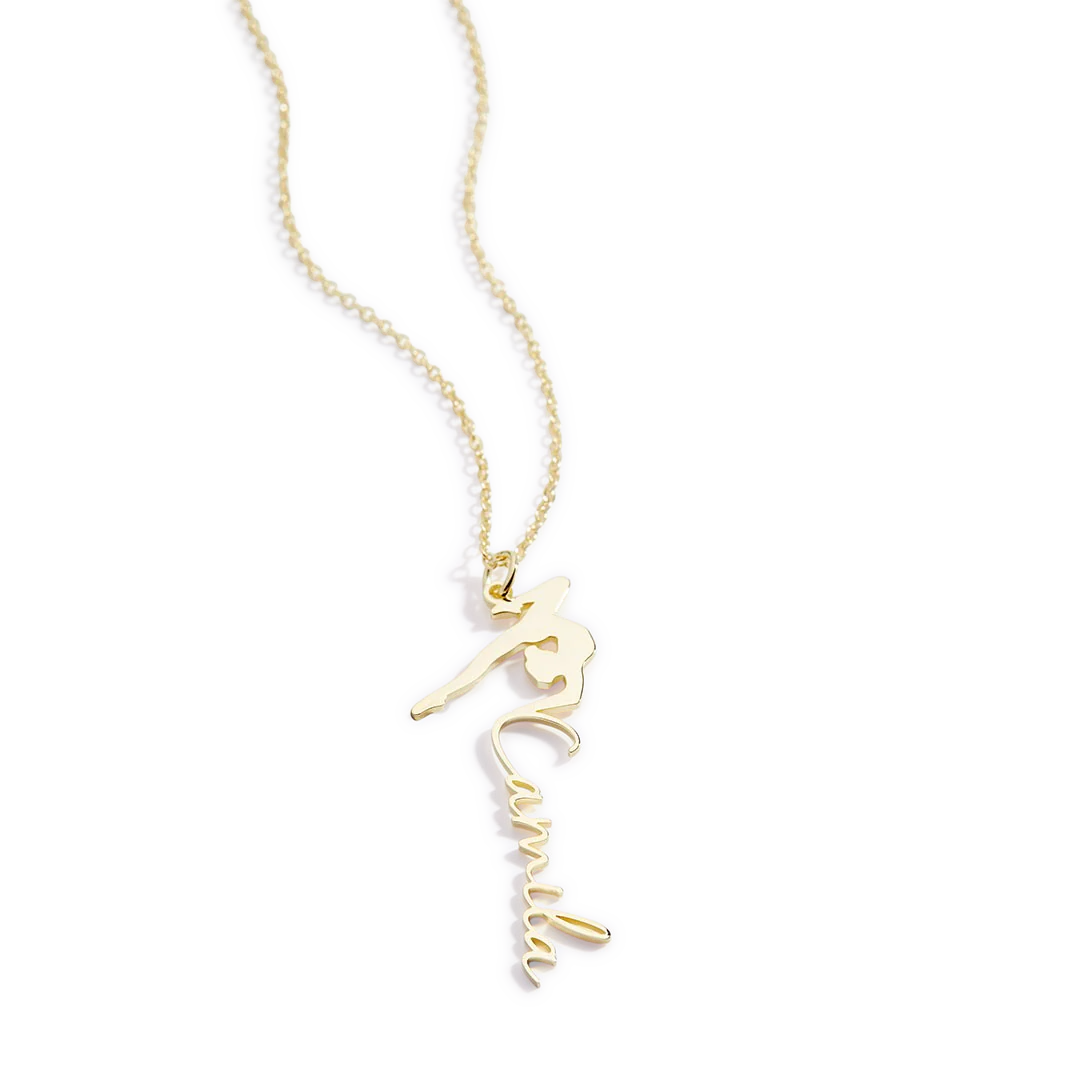 Personalized Gymnastics Necklace