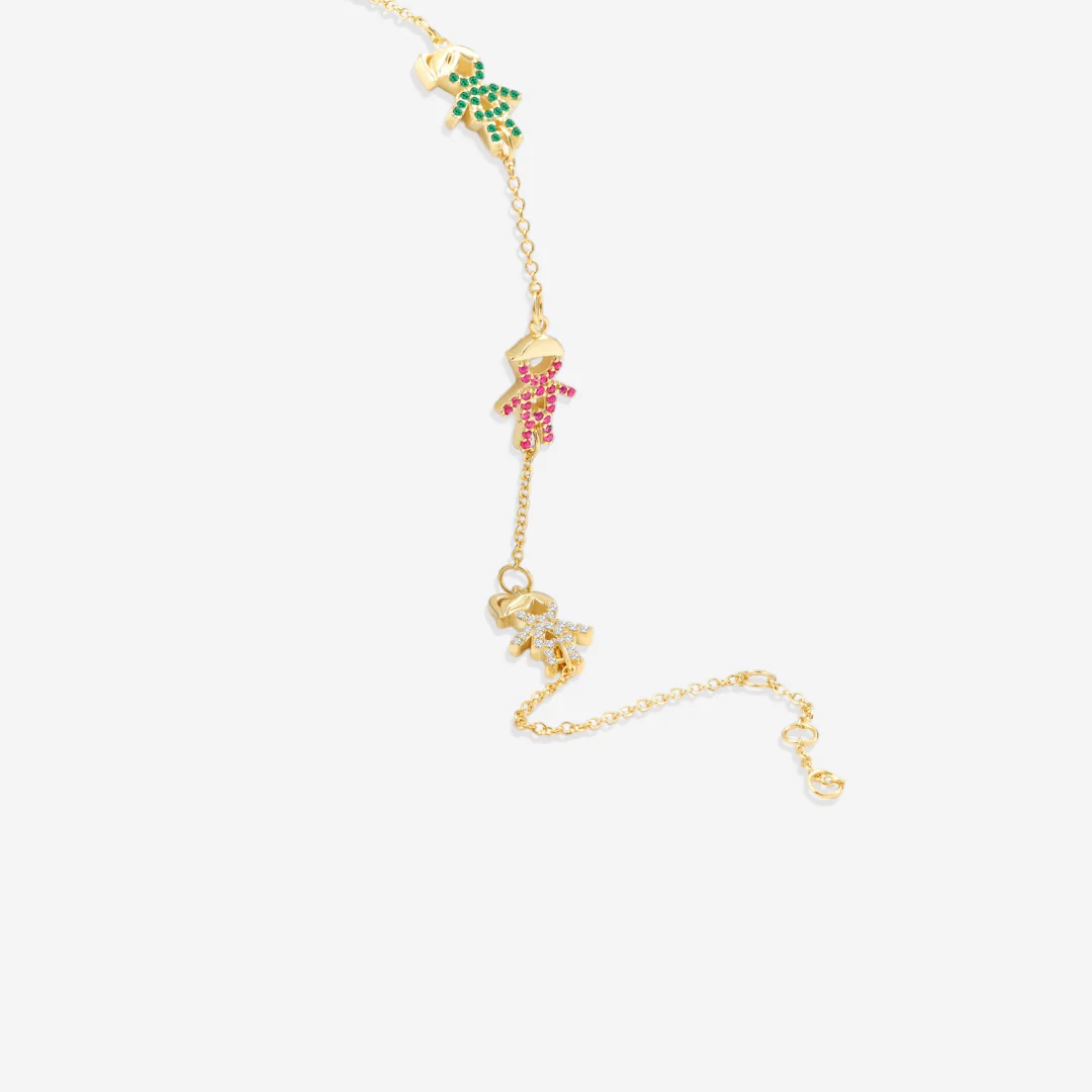 Personalized Mom Bracelet With Birthstone Kids