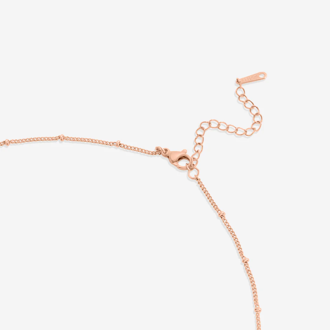 Monogram Scalloped Medallion Pendant Necklace