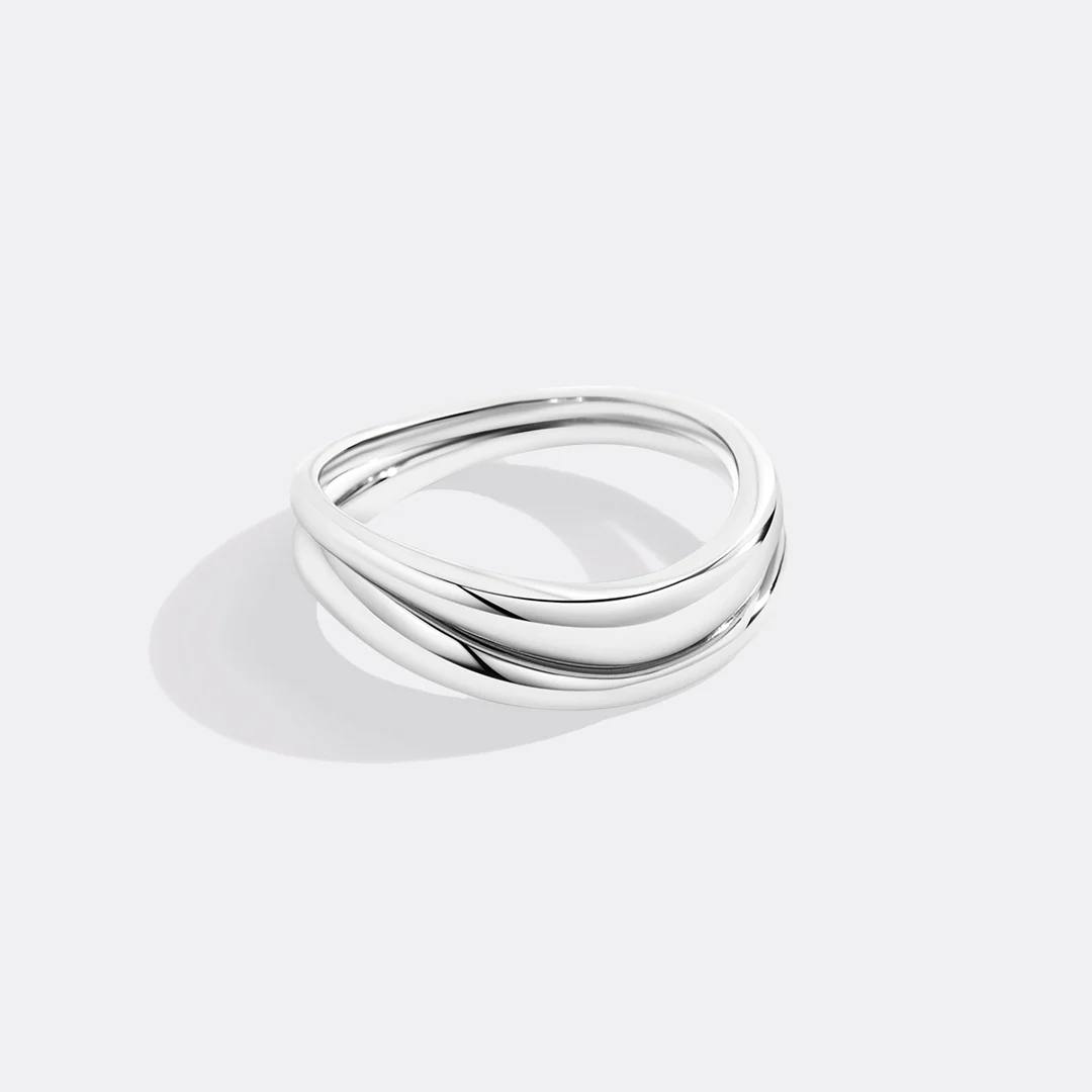 Organic Stacking Ring Set