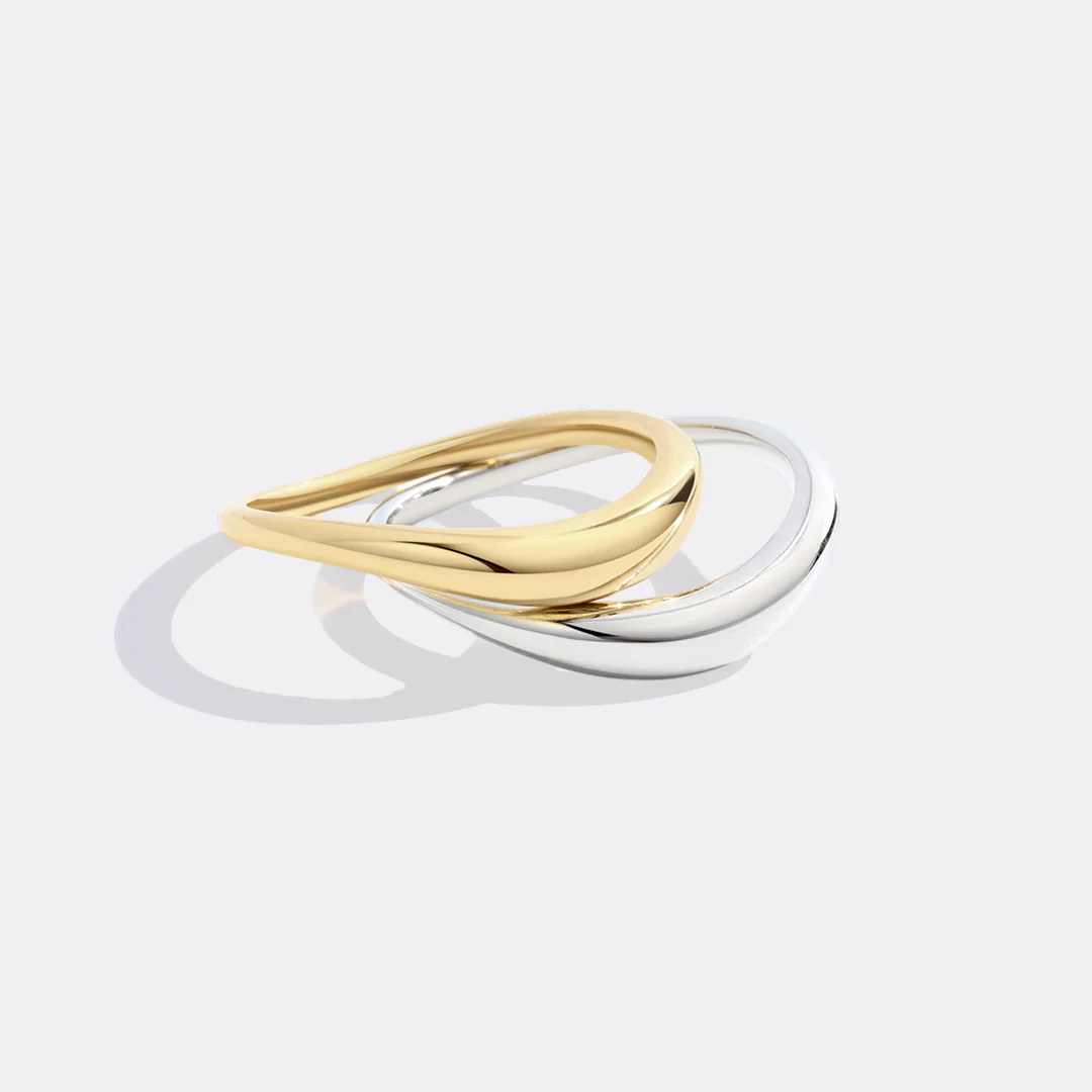 Organic Stacking Ring Set