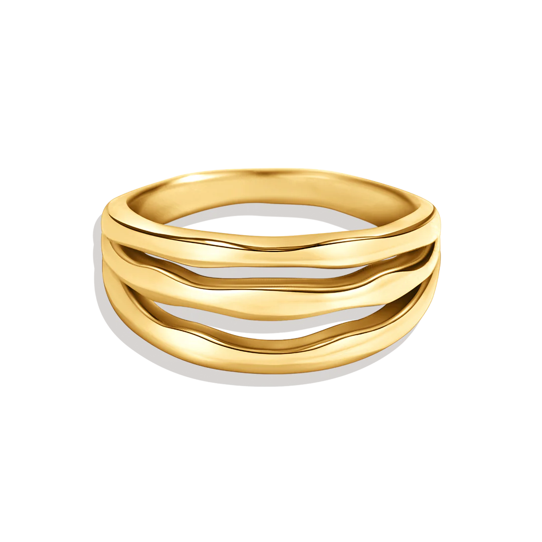 Gold Triple Ring