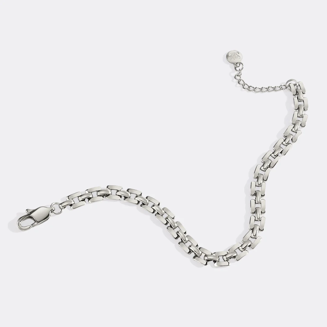 Timepiece Link Chain Bracelet