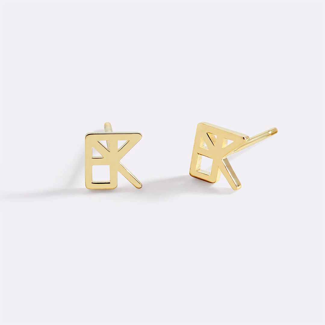 Monogram Name Earrings