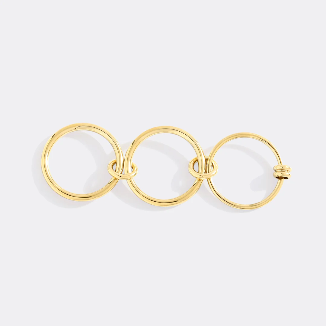 Linked Statement Fidget Rings