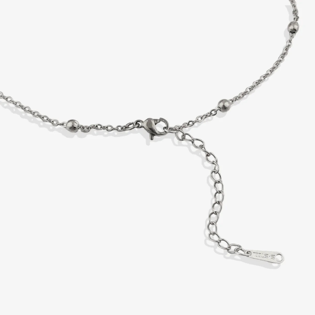 Droplet Birthstone & Initial Necklace