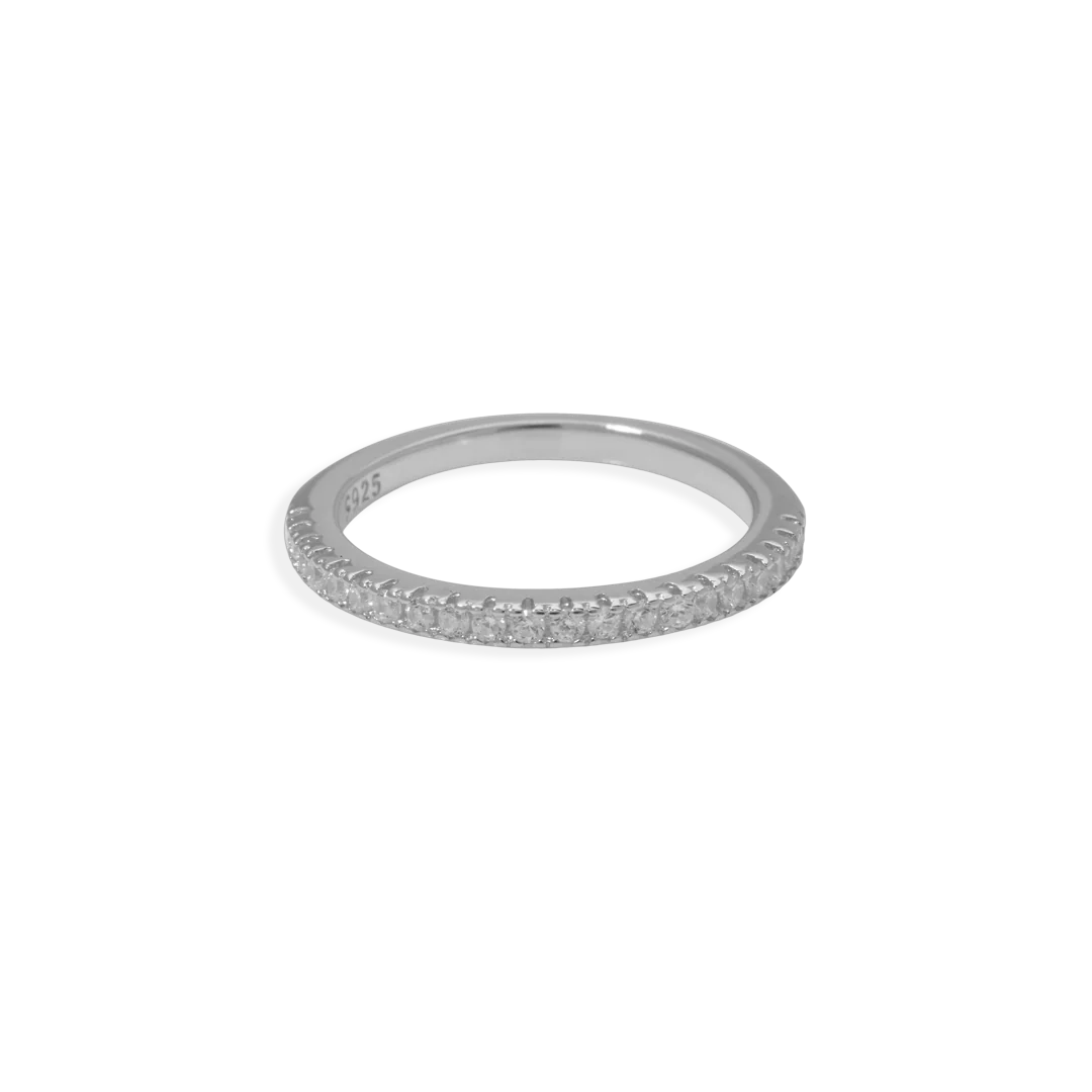 Micro Pavé Eternity Stacking Ring