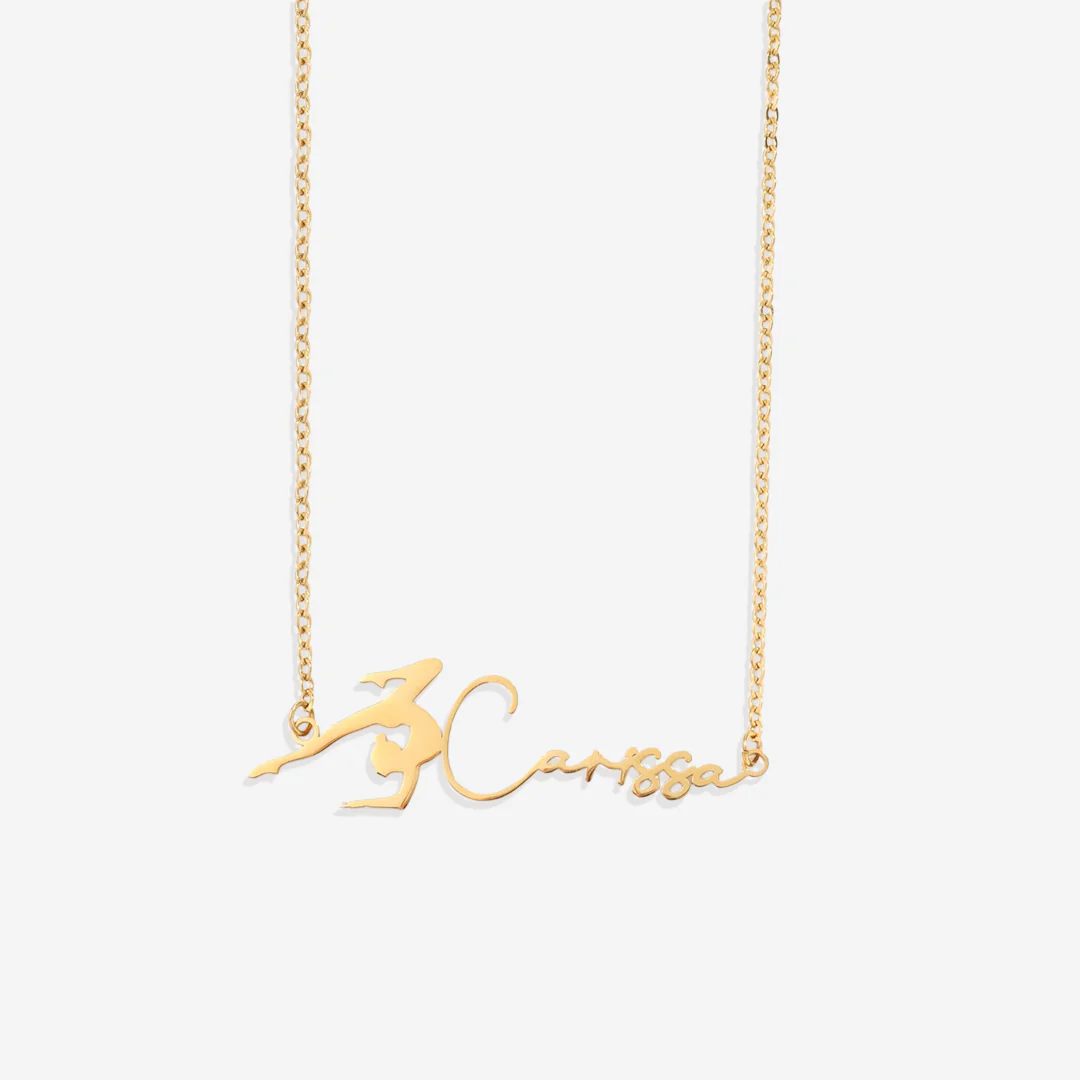 Personalized Gymnastics Necklace