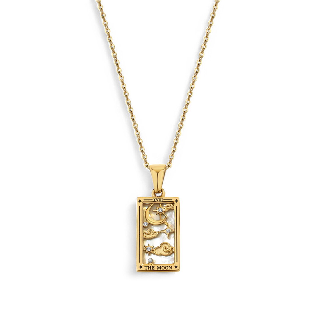 The Moon Tarot Necklace