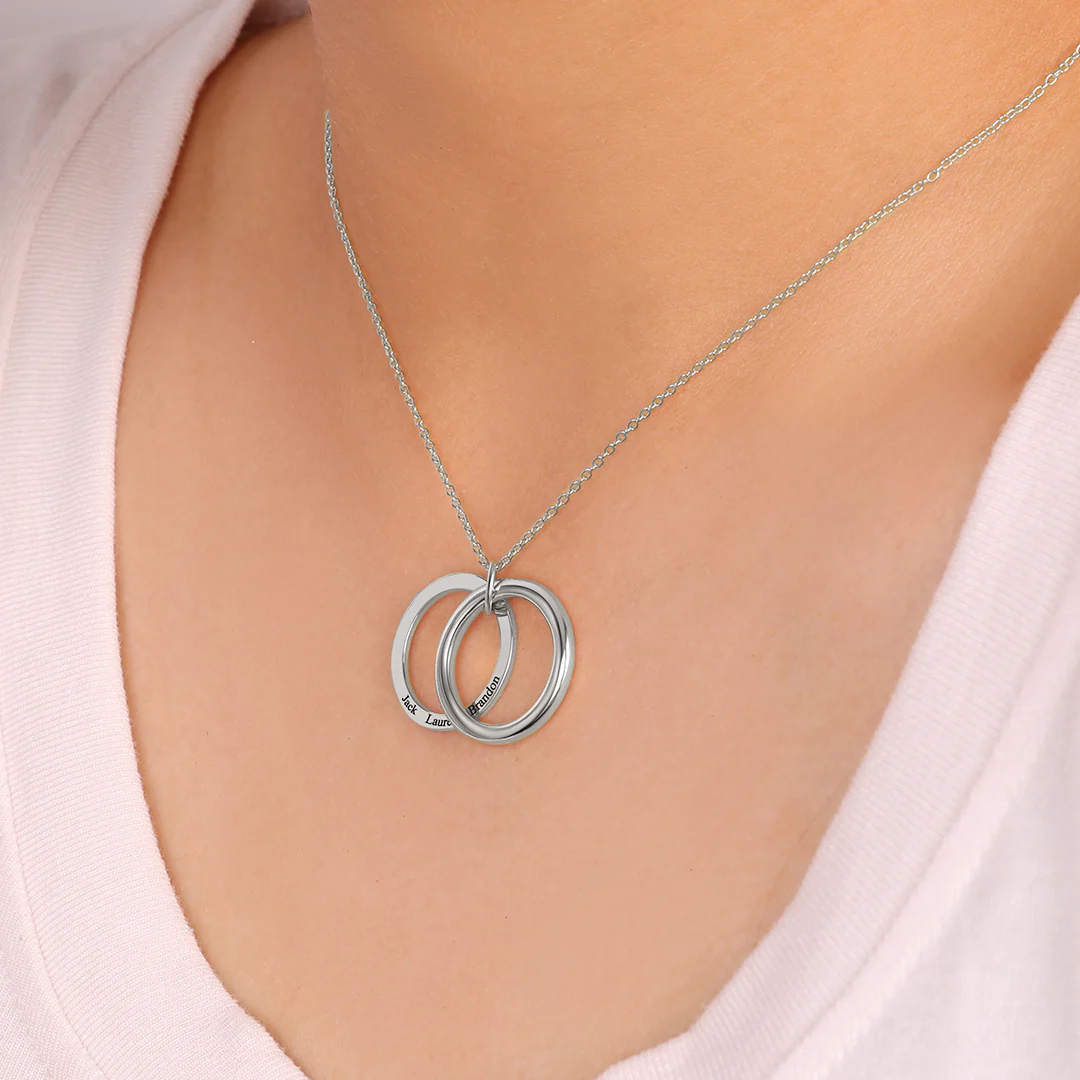 Hidden Message Ring Necklace