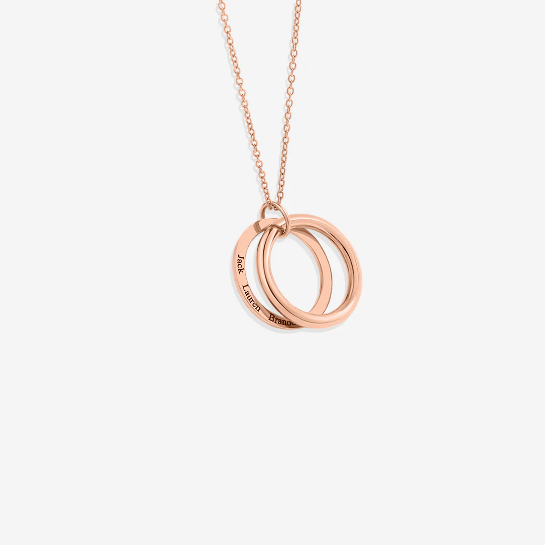 Hidden Message Ring Necklace