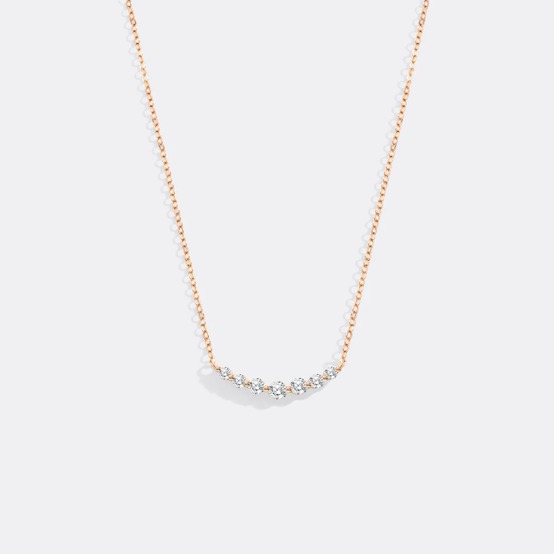 Classic Arc Diamond Necklace