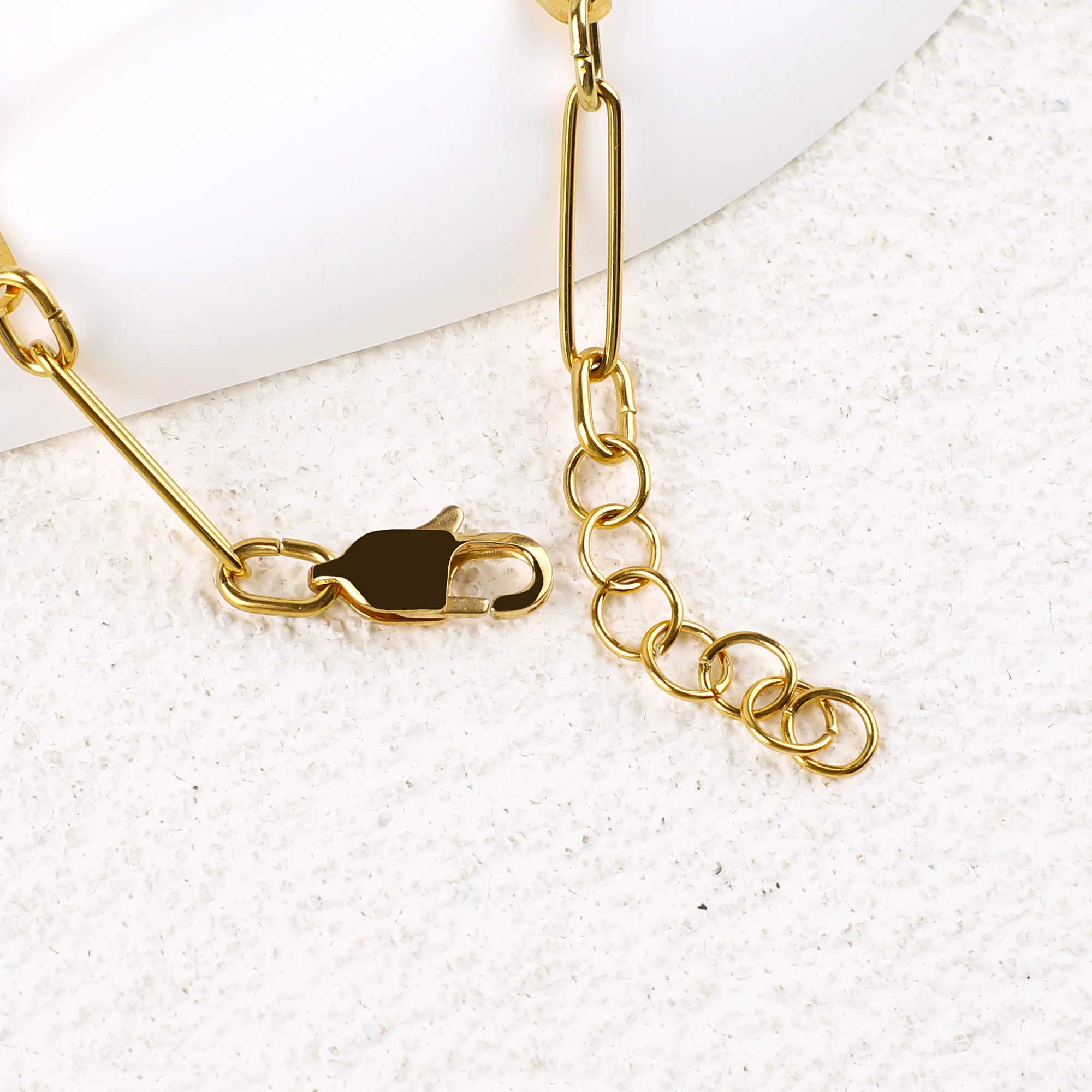 Personalized Paperclip Name Bracelet