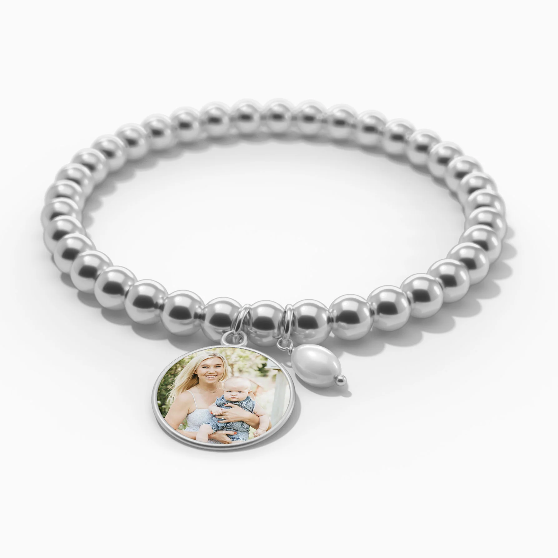Personalized Photo Diana Charm Bracelet