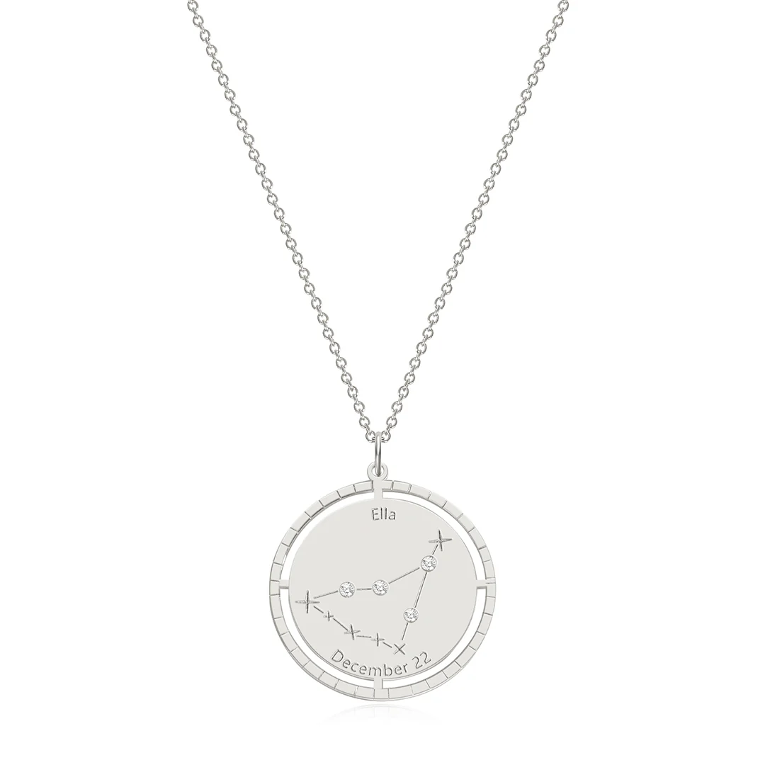 Personalized Constellation Pendant Necklace