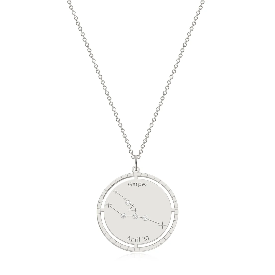 Personalized Constellation Pendant Necklace