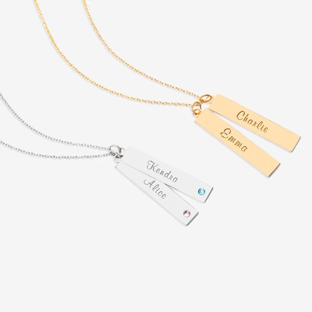 Birthstone Bar Necklace