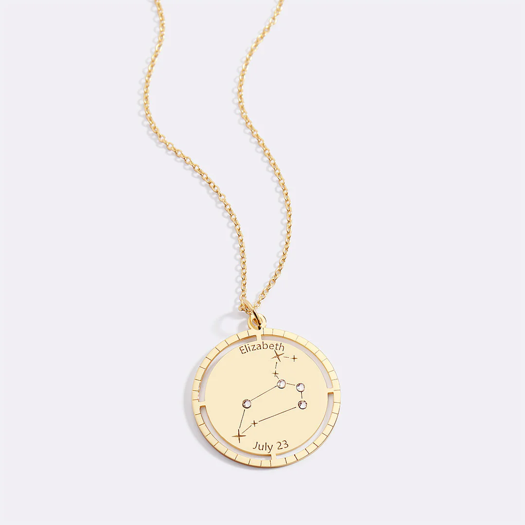 Personalized Constellation Pendant Necklace