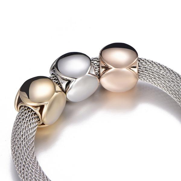 Test - Tri-Cube Metal Bracelet