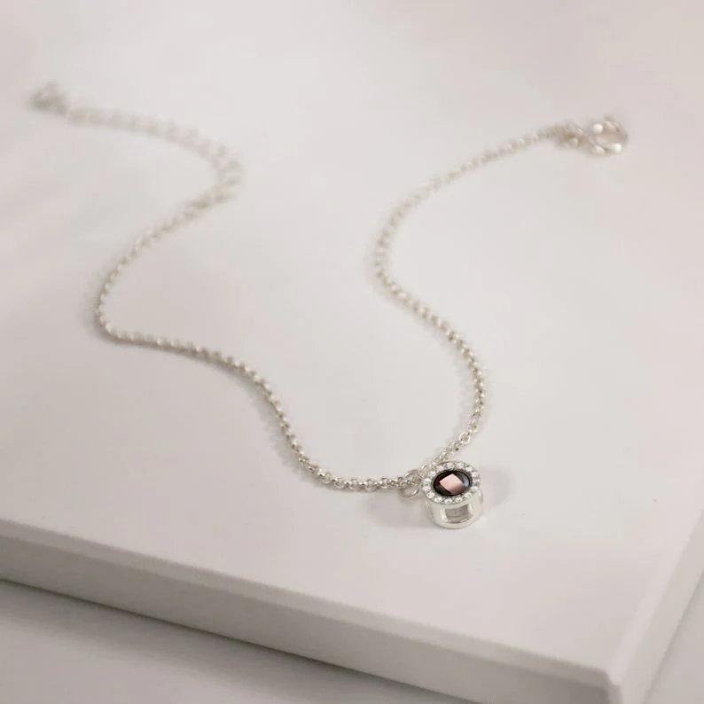 Petite Halo Photo Bracelet