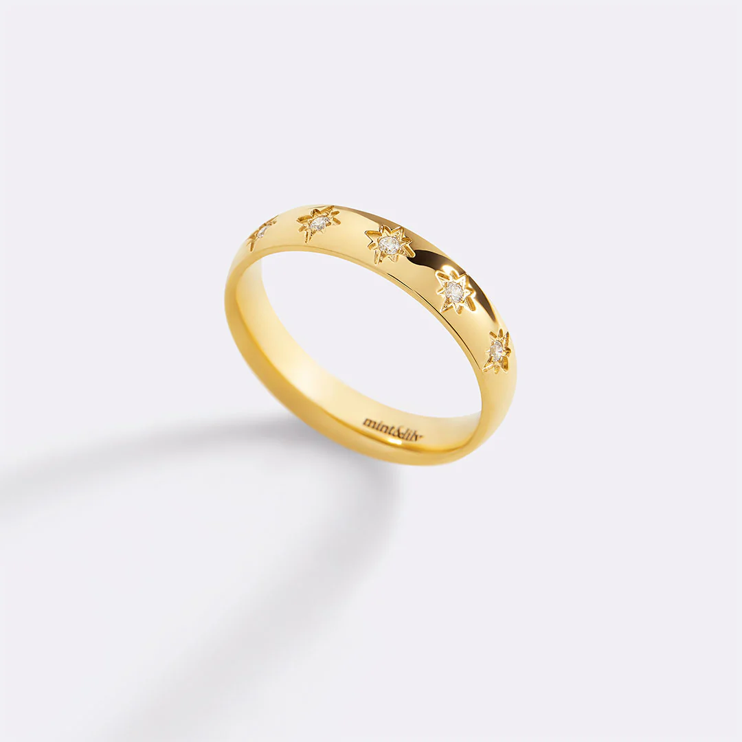 Star Set Stacking Ring
