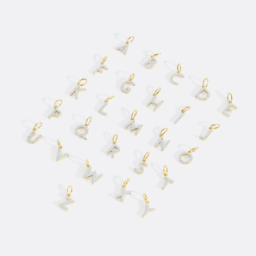 Diamond Initial Charm