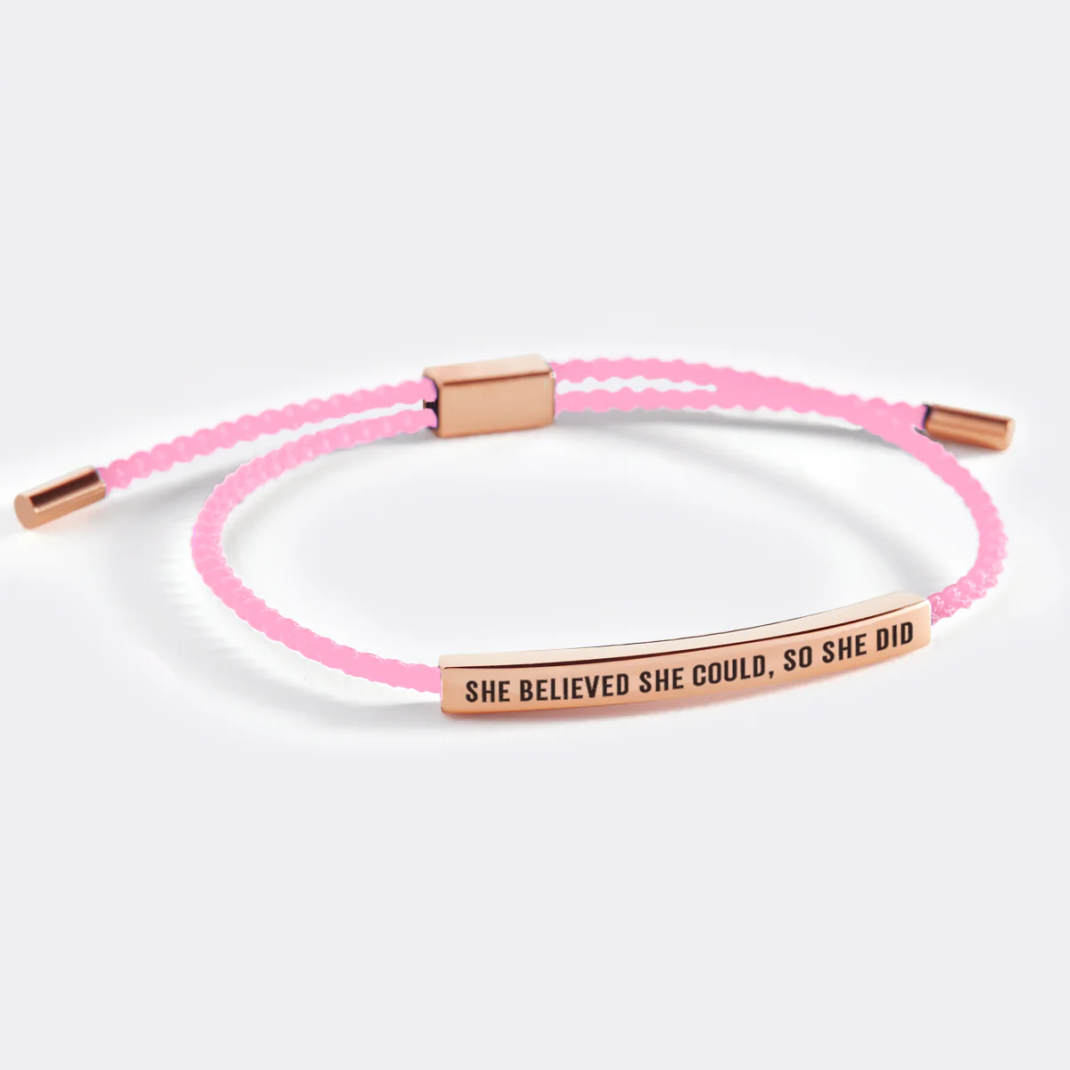 She Believed She Could, So She Did Inspire Bracelet
