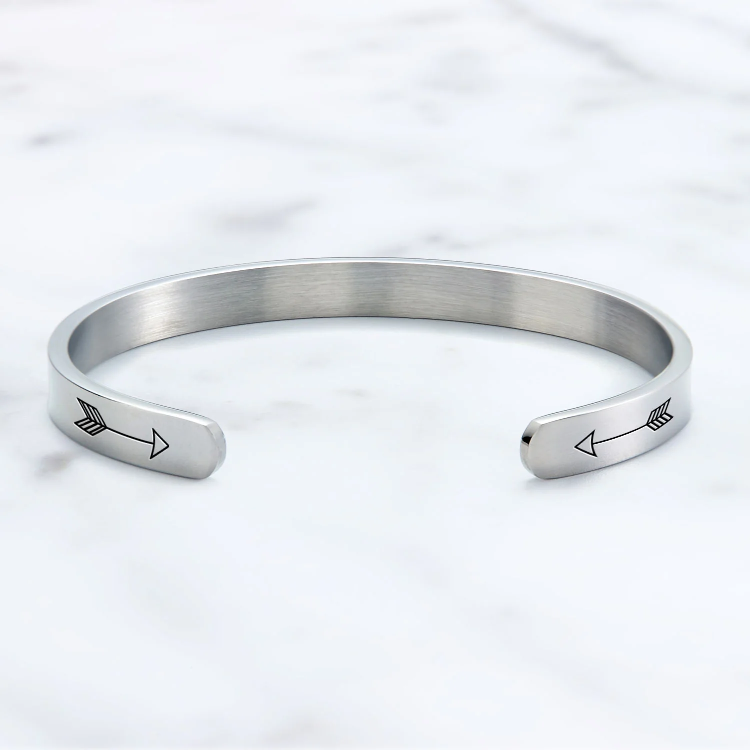 Mama Bear & Her Baby Bears Engraved Cuff Bracelet