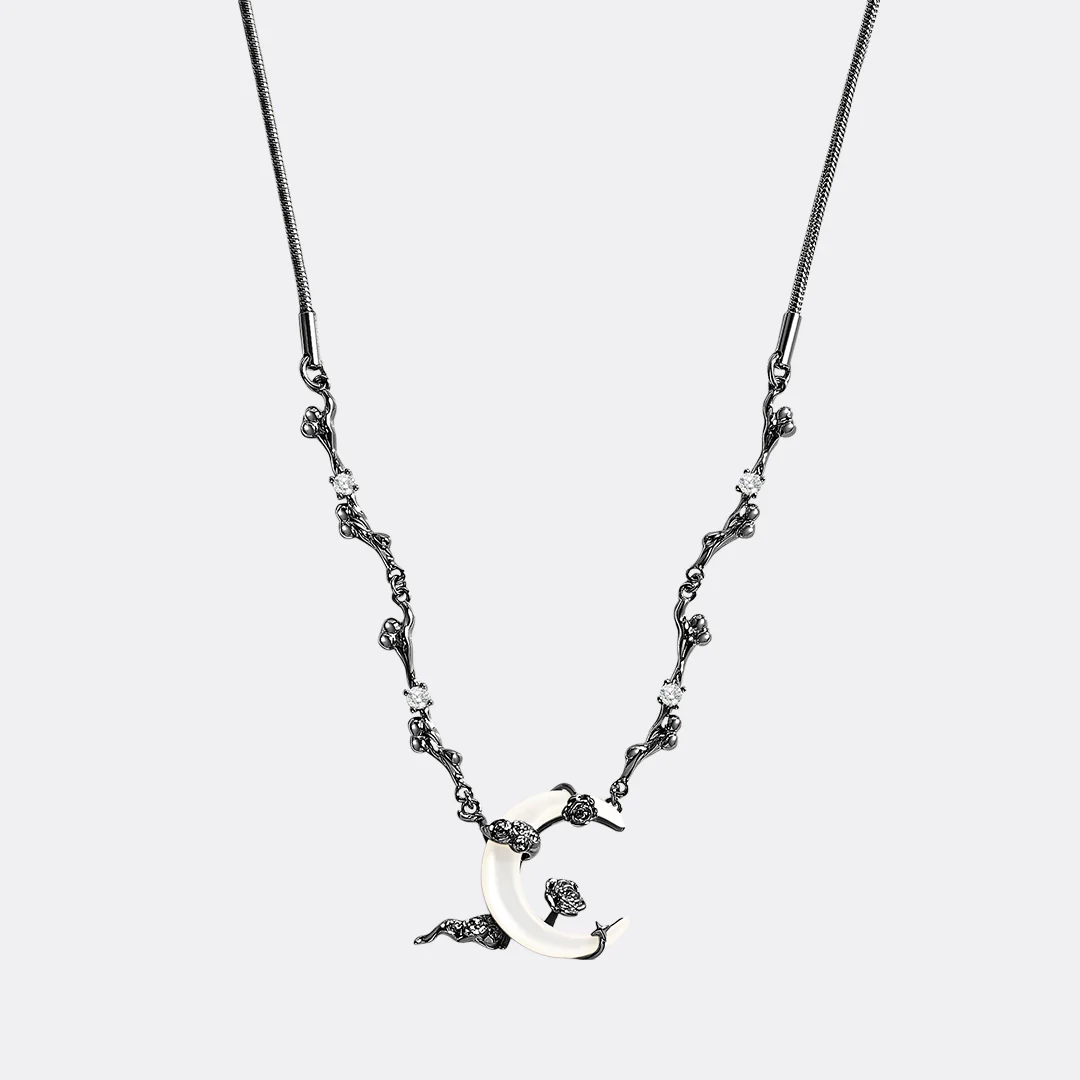 Shell Moon Necklace