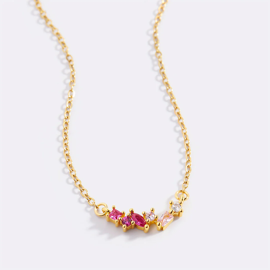 Ombre Birthstone Necklace