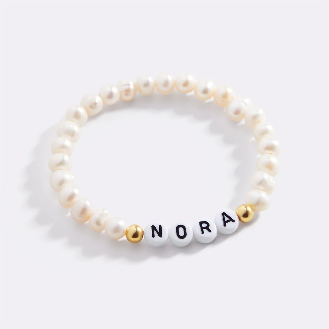 Custom Pearl Beaded Friendship Bracelet