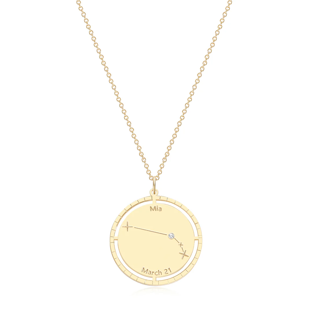 Personalized Constellation Pendant Necklace