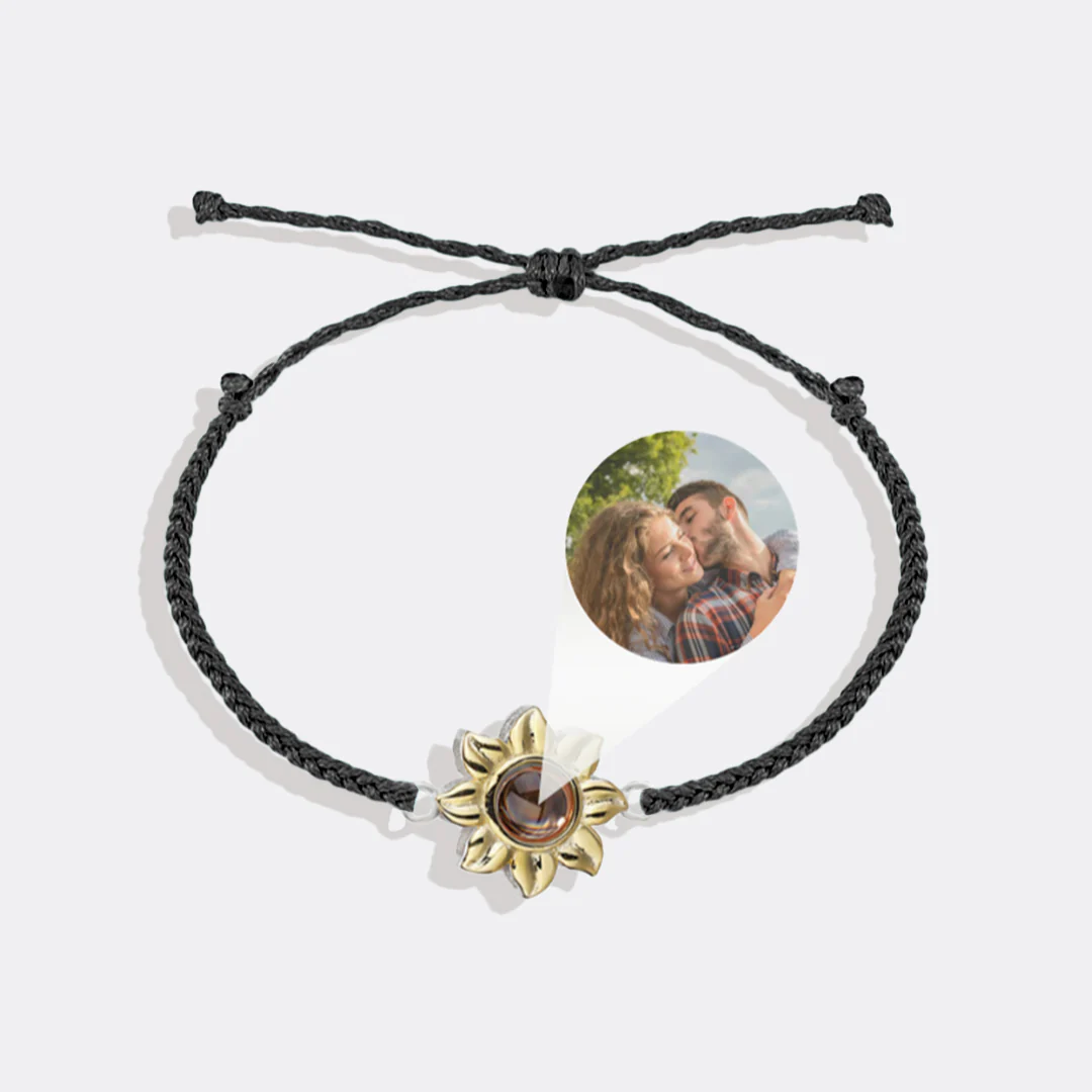 Sunflower Photo Bracelet